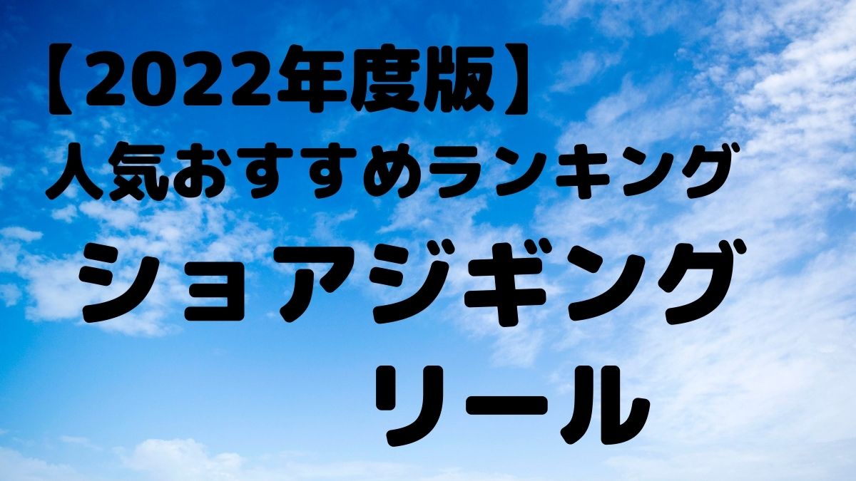22年版 ショアジギングリール 人気おすすめランキング 釣り具店員の釣りブロ